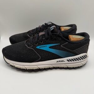 Brooks Men's Black and Blue Athletic Shoes